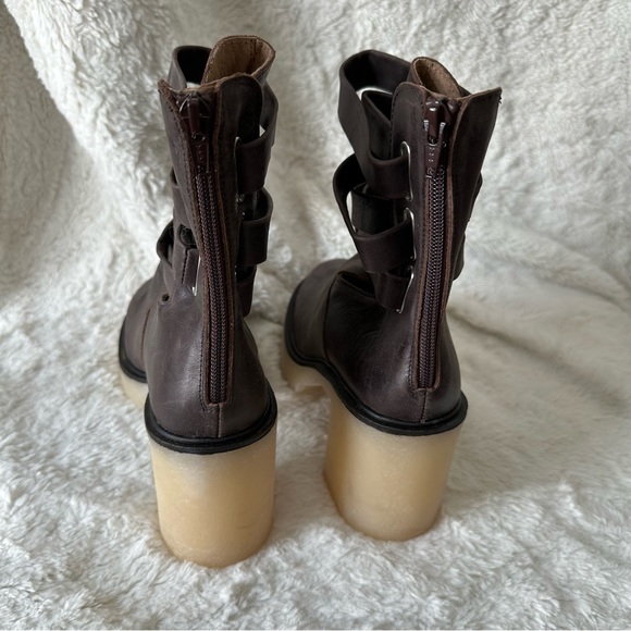 Free People Shoes | Free People Jesse Cutout Boot in Bitter Brown size 9.5 - Picture 4 of 6